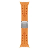 Apple Watch 10 46mm KRD-127 Metal Tokalı Silikon Kordon - 9