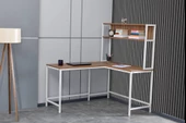 Arpelia Raflı L Çalışma Masası 140x120x75 Cm - 1