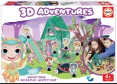 Educa 3 Boyutlu Peri Maceraları Puzzle Seti 18229 - 1