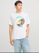Jack & Jones Jjcellox Tee Ss Crew Neck Erkek T-Shirt thumbnail 1