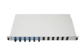 Canovate 1U 19” Mekanik Sürgülü Patchpanel Sc/Upc Dublex 6XAdaptör 12xPigtail 2 Yıl Üretici Garantili - 1