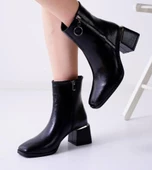 Papuçcity Snyrt 03021 Kadın 6 Cm Topuklu Bot - 1