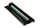 Canovate 25 Port Cat 3 Telefon Patch Panel 1U 19'' Siyah Zırhlı Ral 9005 2 Yıl Üretici Garantili - 2