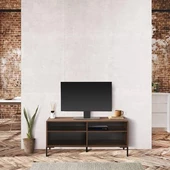 Roma Modüler Tv Ünitesi - Koyu Ceviz (oslo Ceviz) 120x53x48 Cm (gxyxd) - 10