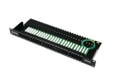 Canovate 50 Port Cat 3 Telefon Patch Panel 1U 19'' Siyah Zırhlı Ral 9005 2 Yıl Üretici Garantili - 2