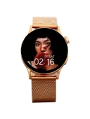 Logia Gt2 Akıllı Saat 20mm Rose Gold Metal Kordon Çinko Alaşım Kasa - 2