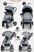 Baby Home 950 Tayla Çift Yönlü 6 In 1 Travel Sistem Bebek Arabası - 10