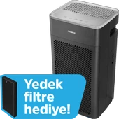 Gree Square Hava Temizleme Cihazı 3'lü Filtre H13 Hepa Filtre - Ultraviole A Işık - 1
