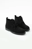 Albishoes Kadın Sıcak Astar Kaymaz Taban Süet Kumaş Rahat Kullanım Casual Kadın Süet Haşpapi Bot - 5