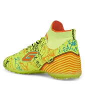 Albishoes Erkek Yeni Sezon Bilekli Boğazlı Çoraplı Mercury Dişsiz Halısaha Futbol Ayakkabı(36-44) - 3