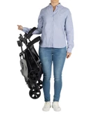 Bebeconfort Foggy Ultra Kompakt Tek Elle Katlanabilen Baston Bebek Arabası Tinted Grey - 10