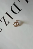 SNAKE PIERCING ( ALTIN KAPLAMA HELIX ICIN UYGUN) - 2