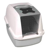 Catit Gri Kapalı Kedi Tuvalet Kabini - 3