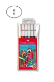 Faber-Castell 5067155106 Yıkanabilir 6 Renk Keçeli Kalem 12'li - 1