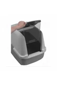 Catit Gri Kapalı Kedi Tuvalet Kabini - 1