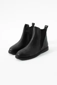 Albishoes Kadın Sıcak Astar Kaymaz Taban Cilt Kumaş Rahat Lastikli Kolay Giyim Casual Kadın Bot - 5