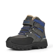 Albishoes Erkek Çocuk Kürklü Cırt Cırtlı Soğuk Geçirmez Kışlık Outdoor Trekking Çocuk Bot (26-35) - 4