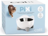 Catit PIXI Yükseltilmiş Besleme Tabağı, Bıyık Stressiz Yiyecek ve Su Kedi Kasesi Beyaz - 3
