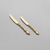 Nehir Adriana Titanium Altın 89 Parça Gold Çatal Kaşık Bıçak Takımı - 6