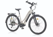 CORELLİ SACHA-L ELEKTRİKLİ KADIN ŞEHİR BİSİKLET 46CM HD 28 JANT 9 VİTES GRAY - 1
