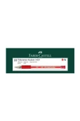 Faber Castell Tükenmez Kalem 1425 İğne Uç Kırmızı - 10 Adet - 1