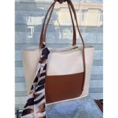 1 Sınıf Kesme Deri Fularlı Yeni Trend Model Çanta thumbnail 4