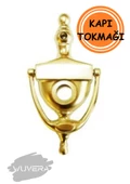 WUVERA Gold Parlak Sarı Çelik Kapı Tokmağı: Kapınıza Zarif Bir Dokunuş - 1