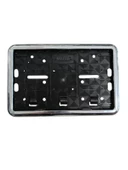 Çerçeveli Motor Plakalık Plaka Altlığı Krom 1 Adet - 1