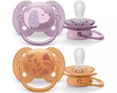 Philips Avent Ultra Soft Yumuşak 2li Emzik 6-18 Ay - SCF091/18 - 1