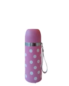 Sema Baby Puantiyeli Bebek Termosu 350 ml - Pembe - 1