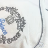 Sema Baby Prens Lüks 5 Parça Hastane Çıkışı Zıbın Seti - Mavi - 2