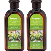 Tresan 6 Bitki Kepek Karşıtı Şampuan 300 ml 2 Li - 1