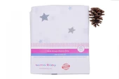 Sema Baby Çok Amaçlı Müslin Örtü 100x80 cm - Mavi Yıldız 8682476853131 - 2