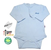 Sema Baby Uzun Kol Kaşkorse Badi (Body) - Mavi 6-12 Ay - 1