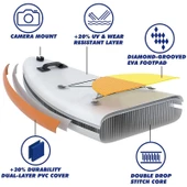 Hayke QueeN Sup Şişme Sörf Tahtası Stand Up Paddle Board thumbnail 4