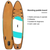 Hayke Wood Sup Şişme Sörf Tahtası Stand Up Paddle Board thumbnail 4