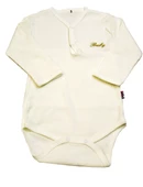 Sema Baby Uzun Kol Kaşkorse Badi (Body) - Ekru 0-6 Ay - 1