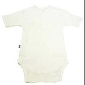 Sema Baby Yarım Kol Kaşkorse Badi (Body) - Ekru 18-24 Ay - 2