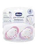 Chicco Emzik Physio Pembe Silikon 4m+ 2'li - 1