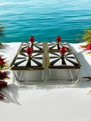 ROY KİNG NERO 4 LÜ CAM KAHVALTILIK - 1