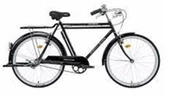 BİSAN ROADSTAR GL HİZMET BİSİKLETİ 58CM V 26 JANT 1 VİTES PARLAK SİYAH BEYAZ - 1