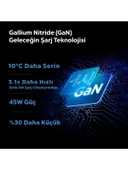 Spigen ArcStation Pro GaN 452 45W 2 Port USB-C Güç Adaptörü Beyaz ACH03717 - 4