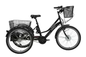 BİSAN e-PORTER UNISEX ÜÇ TEKERLİ ELEKTRİKLİ BİSİKLET 44CM V 24 JANT 3 VİTES LACİVERT SİYAH - 1