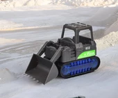 3D Işıklı Sesli Müzikli Çarp Dön Sensörlü İş Makinesi Dozer - 2