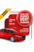 Numaratik Qr Okuyucu Hatalı Park Cam Etiketi Sticker Numaranız Görünmez - 4