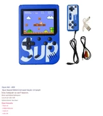 Uzaktan Kumandalı Taşınabilir Video Oyun Konsolu, 400 Klasik Oyun TV'li Retro Mini Oyun - 5