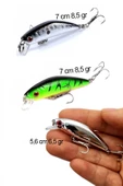 Rapala 3lü set Turna Levrek Alabalık Lüfer Ailesi Rapala Yapay Suni Yem Sasi yem JigYem thumbnail 1
