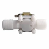 12V Plastik Solenoid Valf NC  Elektrikli Manyetik Su Akış Vanası Kontrol Bahçe Sulama Çamaşır Makinesi Robotik Endüstriyel Otomasyon Medikal - 7