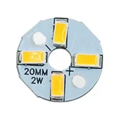 5730 6V 2W 20mm Beyaz 4 Ledli Modül  Aluminyum Pcb Lamba Aydınlatma Işık thumbnail 4