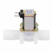 12V Plastik Solenoid Valf NC  Elektrikli Manyetik Su Akış Vanası Kontrol Bahçe Sulama Çamaşır Makinesi Robotik Endüstriyel Otomasyon Medikal - 1